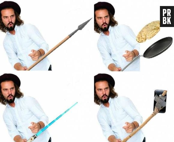 Nas redes sociais, a galera não perderam a oportunidade para zoar o "pau de selfie" para iPad