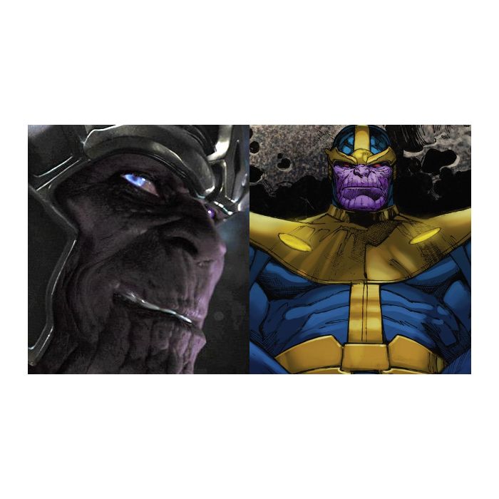  Thanos, dublado por Josh Brolin, fez sua primeira apari&amp;ccedil;&amp;atilde;o no sucesso &quot;Guardi&amp;otilde;es da Gal&amp;aacute;xia&quot; (2014) 