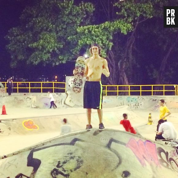 Achamos que alguém ficou perdido no meio da pista de skate, né Rafael Vitti?