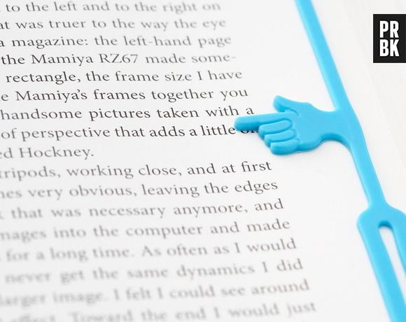 Esse marcador de livro ajuda a saber exatamente onde você parou a leitura