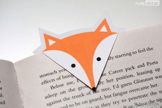 Al&eacute;m de criativa, essa raposinha &eacute; um marcador de livro muito fofo!