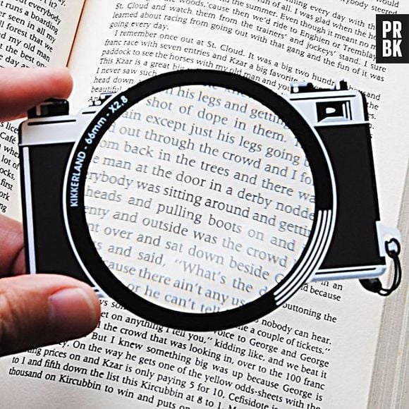 Para quem tem problemas de visão, esse incrível marcador de livro dá um forcinha!