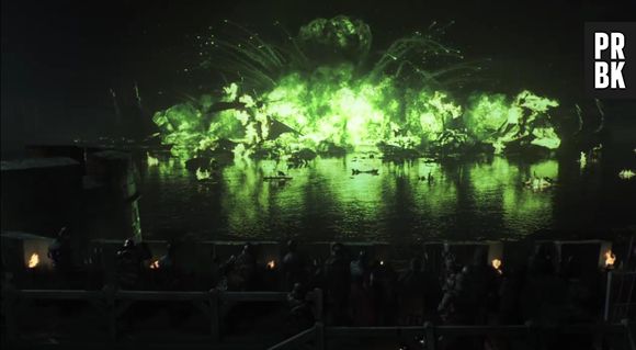 Em "Game of Thrones": Foram 52 explosões na série