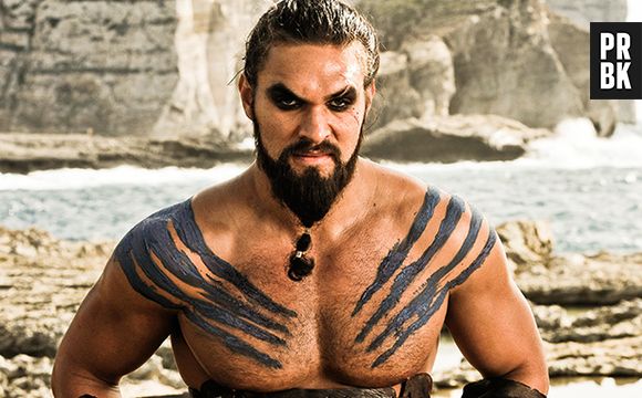 Khal Drogo (Jason Momoa) não era a pessoa mais simpatica no início de "Game of Thrones", mas acabou ganhando o público depois!