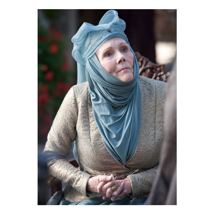  Lady Olenna (Diana Rigg) n&amp;atilde;o tem uma apar&amp;ecirc;ncia muito convidativa em &quot;Game of Thrones&quot; 