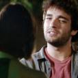 Fabinho (Humberto Carrão) não poupa críticas à Caio (Thiago Amaral) em "Sangue Bom"