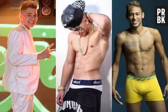 MC Gui, Biel e Neymar são alguns dos famosos gatos que todo mundo queria beijar neste Dia dos Namorados