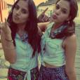 Bruna Marquezine e Camila Camargo não se desgrudam mais nos bastidores de "Em Família"