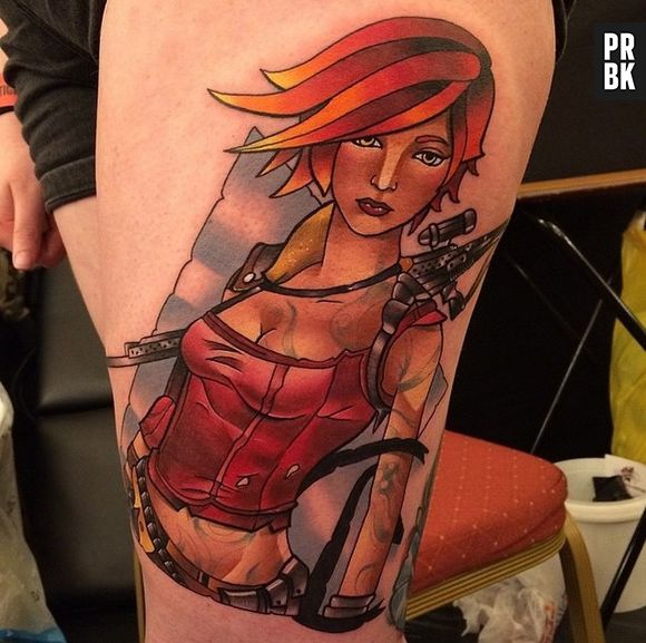 Já pensou em desenhar a Lilith de "Bordelands 2"?