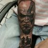 Tatuagem irada inspirada no game "God of War"!