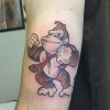 Ficou ou não ficou maneira essa tatuagem do "Donkey Kong"?