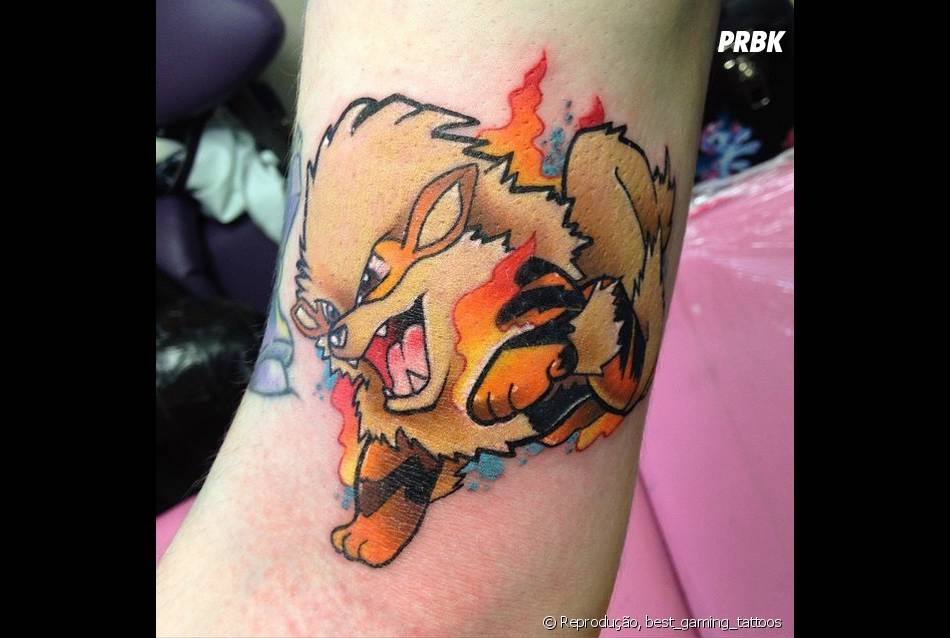 O Arcanine é um ótimo Pokémon pra ter tatuado Purebreak