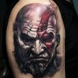  Mais um desenho do Kratos de "God of War" pra ningu&eacute;m botar defeito! 