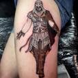  O Ezio Auditore da Firenze de &nbsp;"Assassin's Creed 2" deu uma &oacute;tima tatuagem 