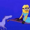 Pra voar num tapete até valeu a pena pros Minions trocarem de lugar com a Jasmine de "Aladdin"