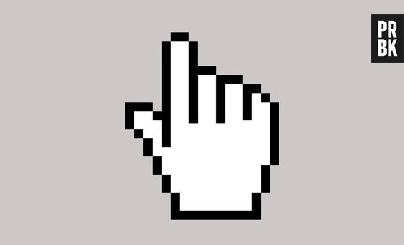 "Thatsthefinger" é uma mão que, dependendo onde está o cursor do mouse, pode fazer um gesto ofensivo!