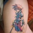 E o jovem sonhador Sora de "Kingdom Hearts" vira tatuagem