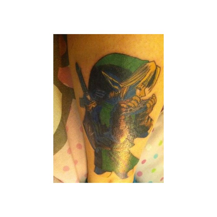 O Link crescido nessa tattoo de &quot;Legend of Zelda&quot;