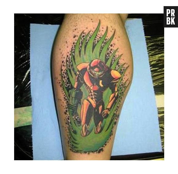 Tatuagem de fã gamer