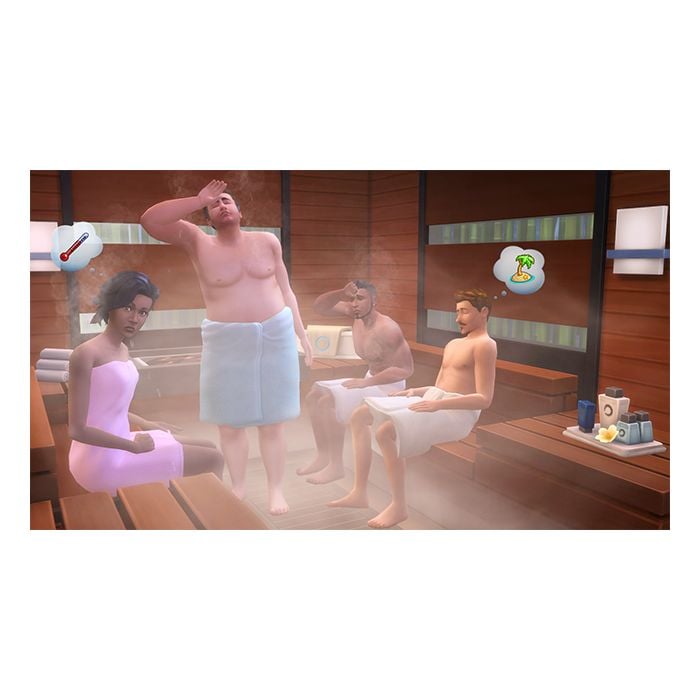  Os Sims poder&amp;atilde;o fazer Oba-Oba na sauna em &quot;The Sims 4: Dia de Spa&quot; 