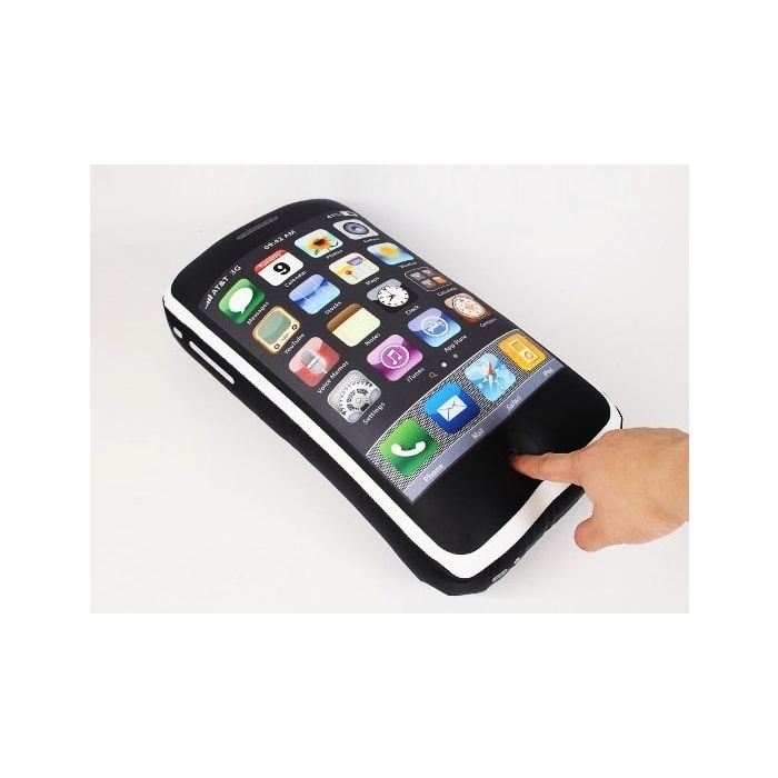 Almofada iPhone para quem gosta de dormir com o celular