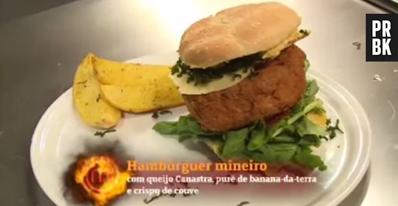 Ainda nas eliminatórias do "MasterChef Brasil", uma mineira resolveu fazer um hamburguer diferente. Mas a receita não deu muito certo