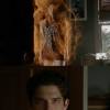 Scott (Tyler Posey) viu que o Kitsune de Kira (Arden Cho) está sempre por perto em "Teen Wolf"