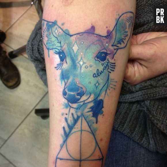 As tatuagens sobre "Harry Potter" costumam ser muito bonitas