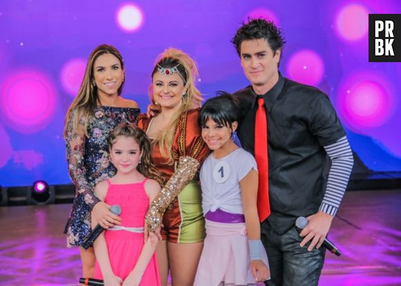 Elenco da novela "Chiquititas" vai ao programa "Máquina da Fama", do SBT, para concorrer com Xuxa