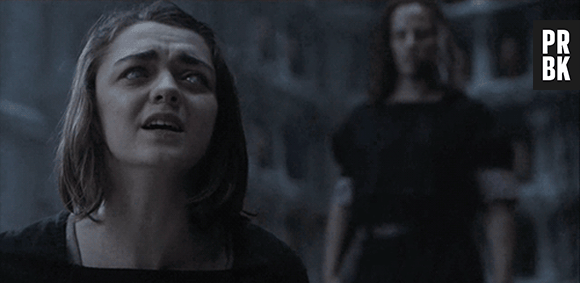 Ayra Starks cega em "Game Of Thrones"