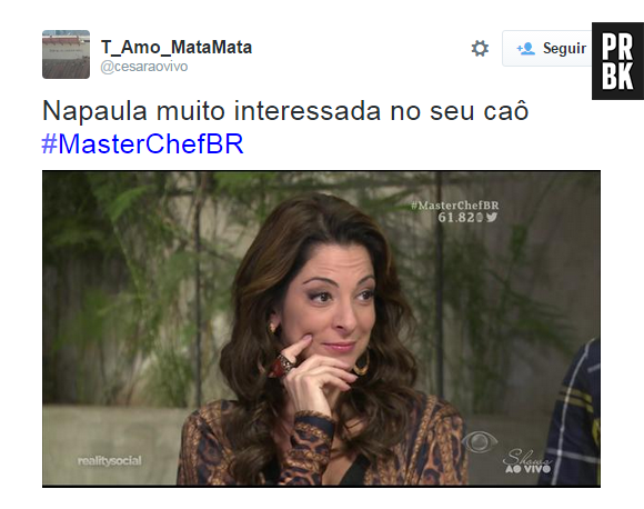 Ana Paula Padrão, do "MasterChef Brasil", liderou no número de memes após eliminação de Cristiano