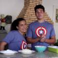 Nicolas Prattes e Lívian Aragão, de "Malhação", tinham um vlog culinãrio chamado "Perigo na Cozinha"