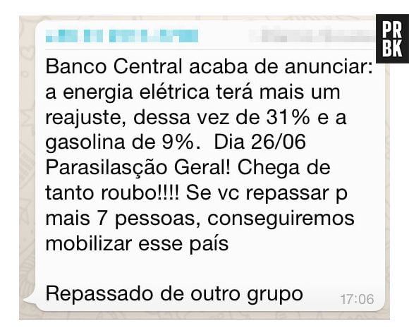 Ninguém merece essas correntes que todo mundo passa nos grupos do Whatsapp