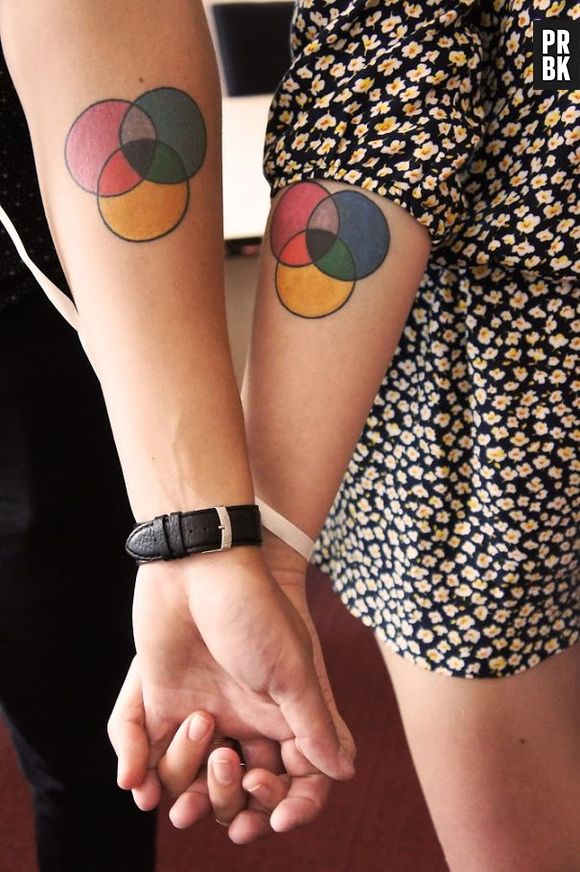 O amor é lindo que nem essas tatuagens