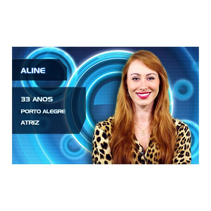 Aline é de Porto Alegre e é atriz e estará no &quot;BBB 14&quot;