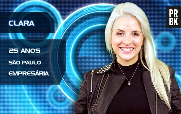 Clara é empresária em São Paulo e será sister do "BBB 14"