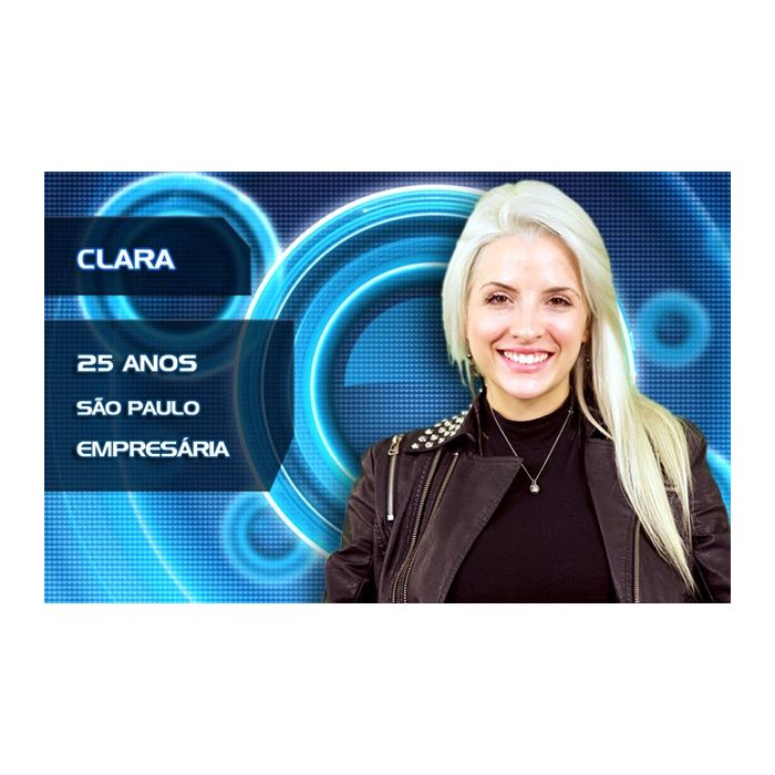 Clara é empresária em São Paulo e será sister do &quot;BBB 14&quot;