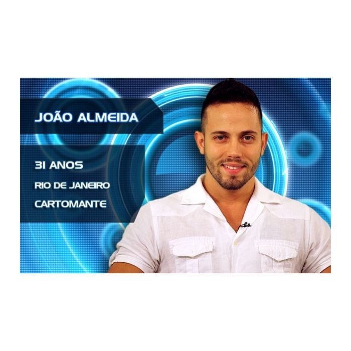 João Almeida é cartomante, carioca e um dos brothers do &quot;BBB 14&quot;