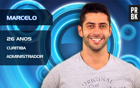 De Curitiba, Marcelo é administrador e estará no "BBB 14"