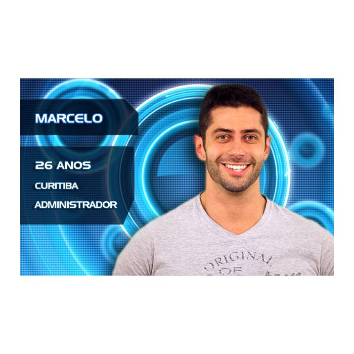 De Curitiba, Marcelo é administrador e estará no &quot;BBB 14&quot;