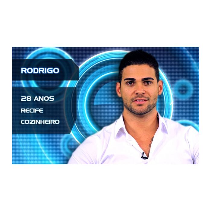 Rodrigo é cozinheiro, de Recife e estará no &quot;BBB 14&quot;