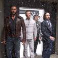 Evan Peters aparece como Mercúrio com Hugh Jackman, Michael Fassbender e James McAvoy em "X-Men - Dias de um Futuro Esquecido"