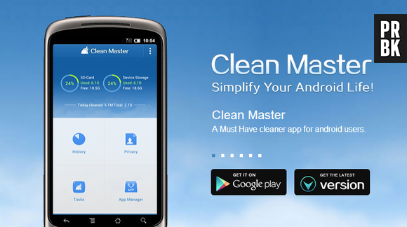 O Clean Master, apesar de servir para otimizar o celular, também prejudica o aparelho