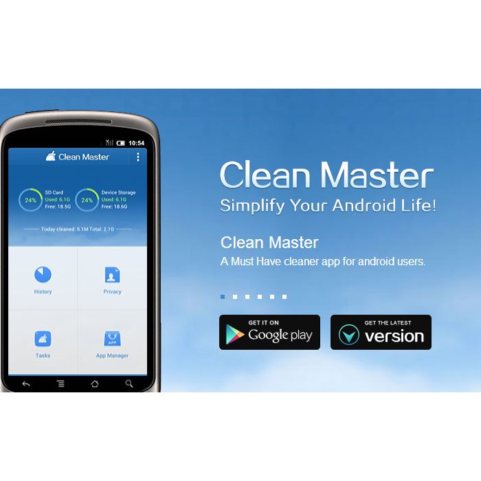 O Clean Master, apesar de servir para otimizar o celular, também prejudica o aparelho