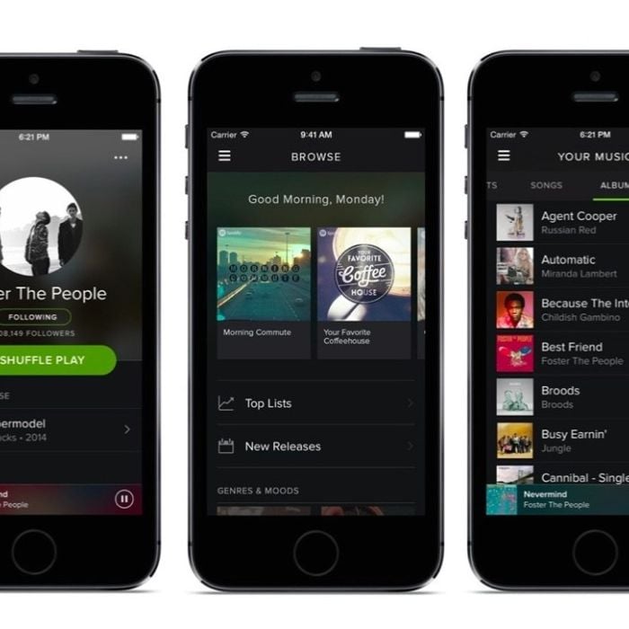 O Spotify consome muitos dados de internet móvel, por isso também entrou na lista