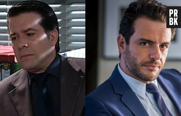 Em "Carinho de Anjo": Rodrigo Lombardi é um ótimo ator para o papel do pai de Dulce Maria, o sério Luciano (Miguel de Léon)