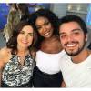 Rodrigo Simas vai ao "Encontro com Fátima Bernardes" e fala sobre irmãos nos bastidores da atração