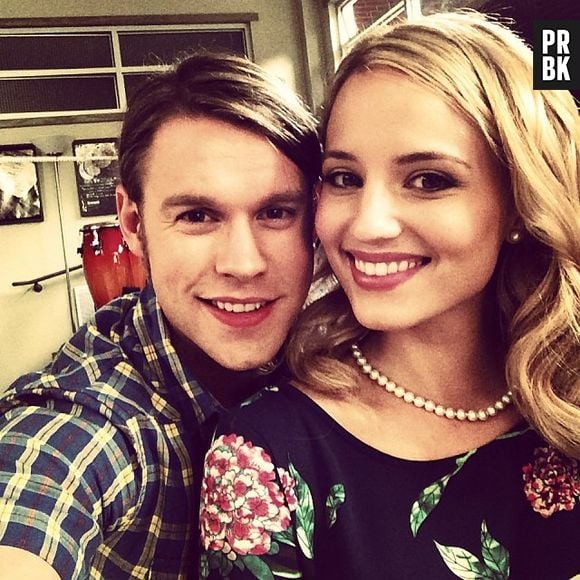 Chord Overstreet postou uma foto todo carinhoso com Dianna Agron, que é a Quinn de "Glee"!