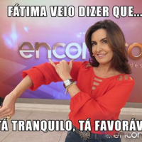 Fátima Bernardes dança o hit "Tá Tranquilo, Tá Favorável" e entrevista MC Bin Laden no "Encontro"!