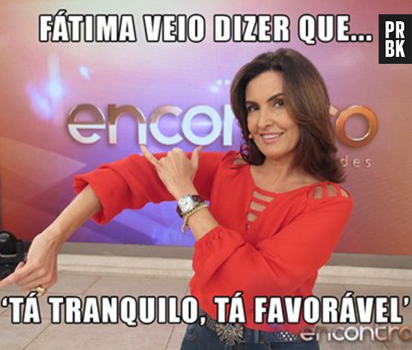 Fátima Bernardes dança o hit "Tá Tranquilo, Tá Favorável"